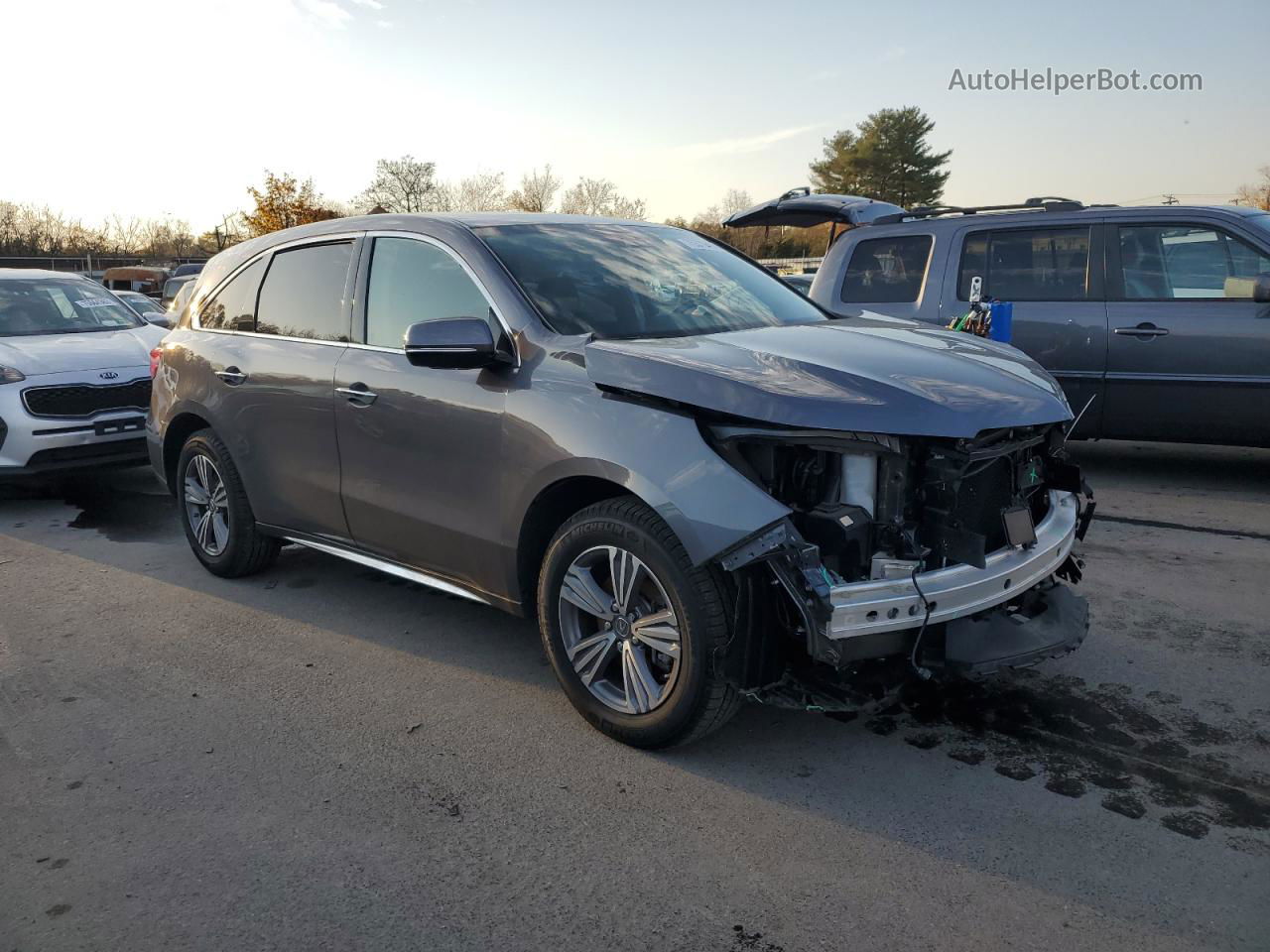 2020 Acura Mdx  Серый vin: 5J8YD4H37LL050816