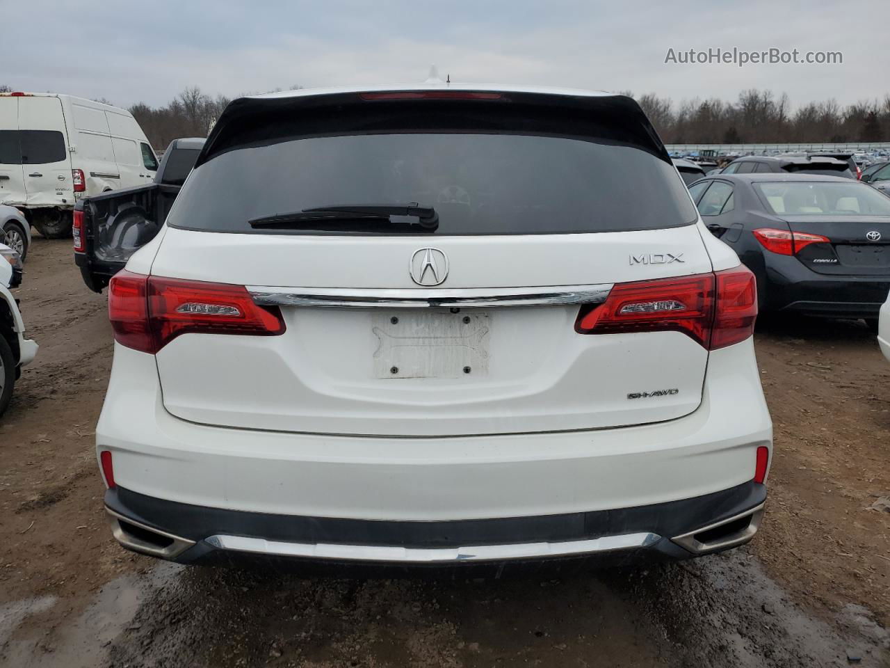 2020 Acura Mdx  Белый vin: 5J8YD4H38LL004802