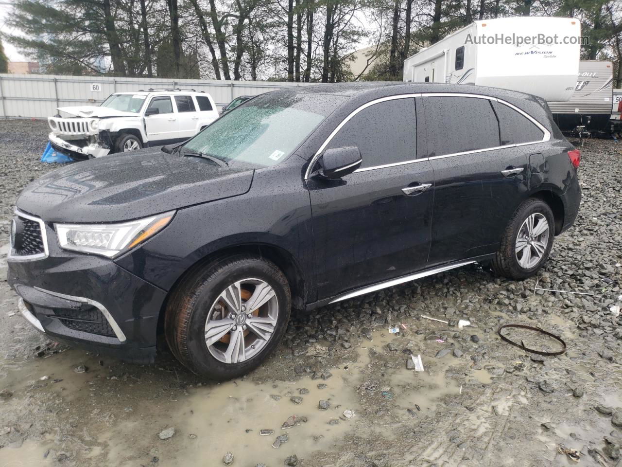 2020 Acura Mdx  Black vin: 5J8YD4H38LL034673