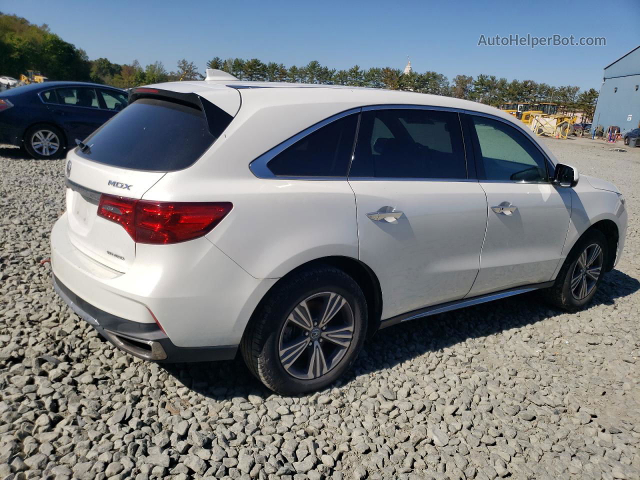 2020 Acura Mdx  White vin: 5J8YD4H39LL001519