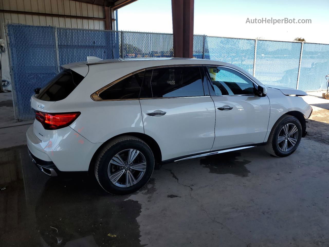 2020 Acura Mdx  White vin: 5J8YD4H39LL009281