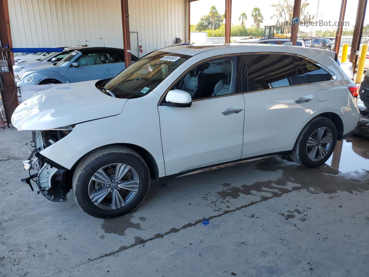 2020 Acura Mdx  White vin: 5J8YD4H39LL009281