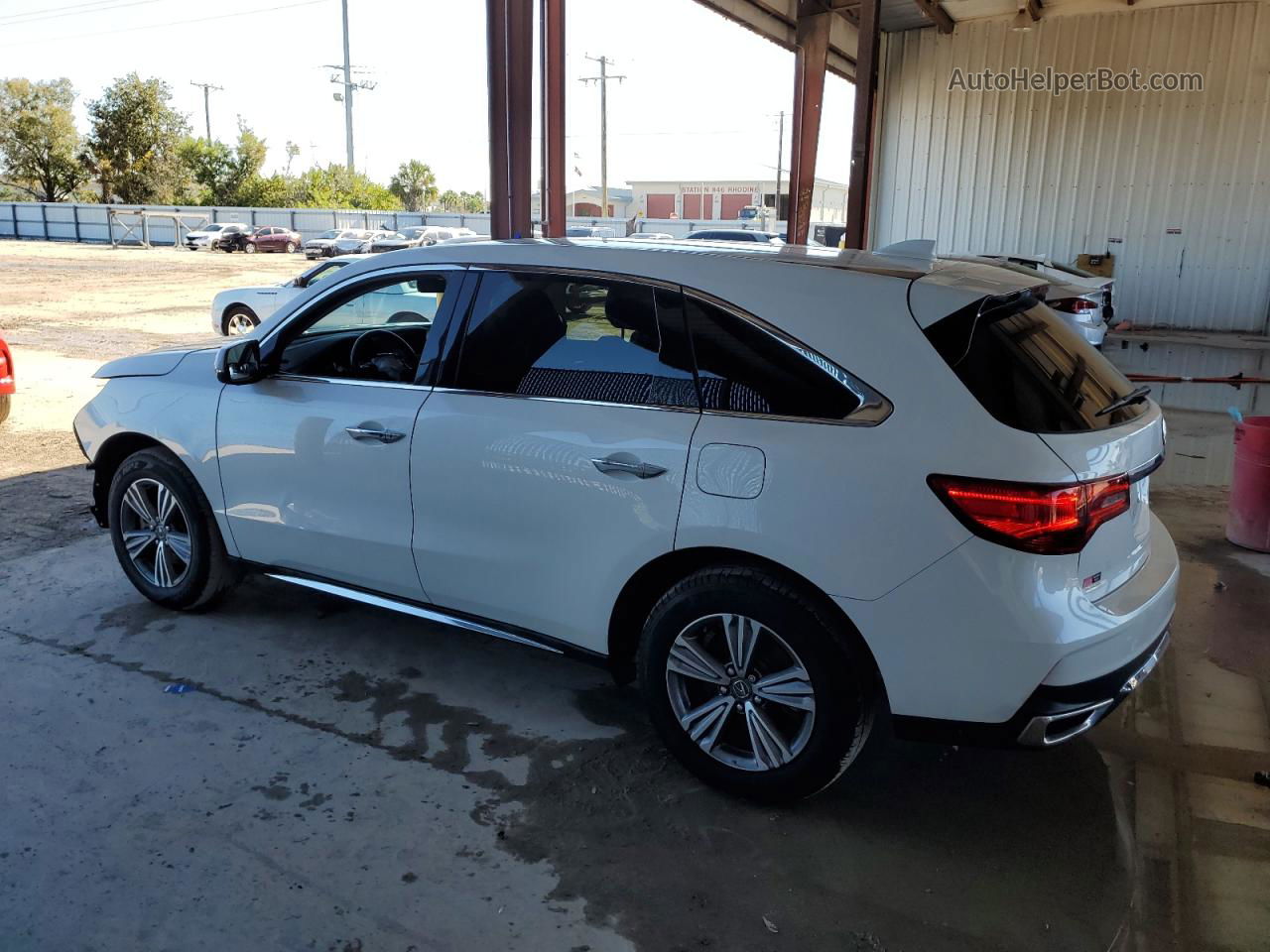 2020 Acura Mdx  White vin: 5J8YD4H39LL009281