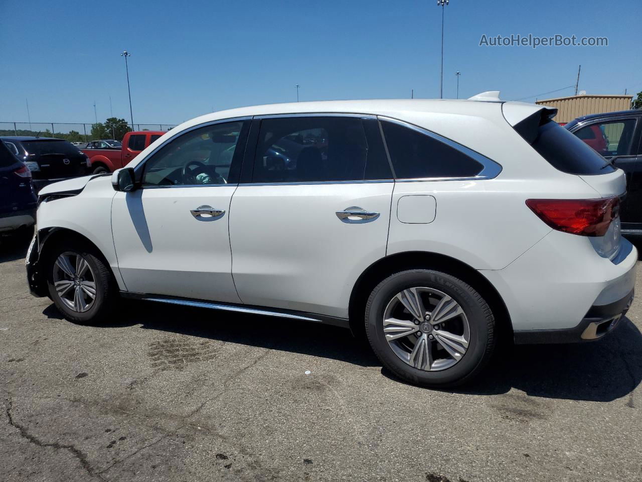 2020 Acura Mdx  White vin: 5J8YD4H39LL022161