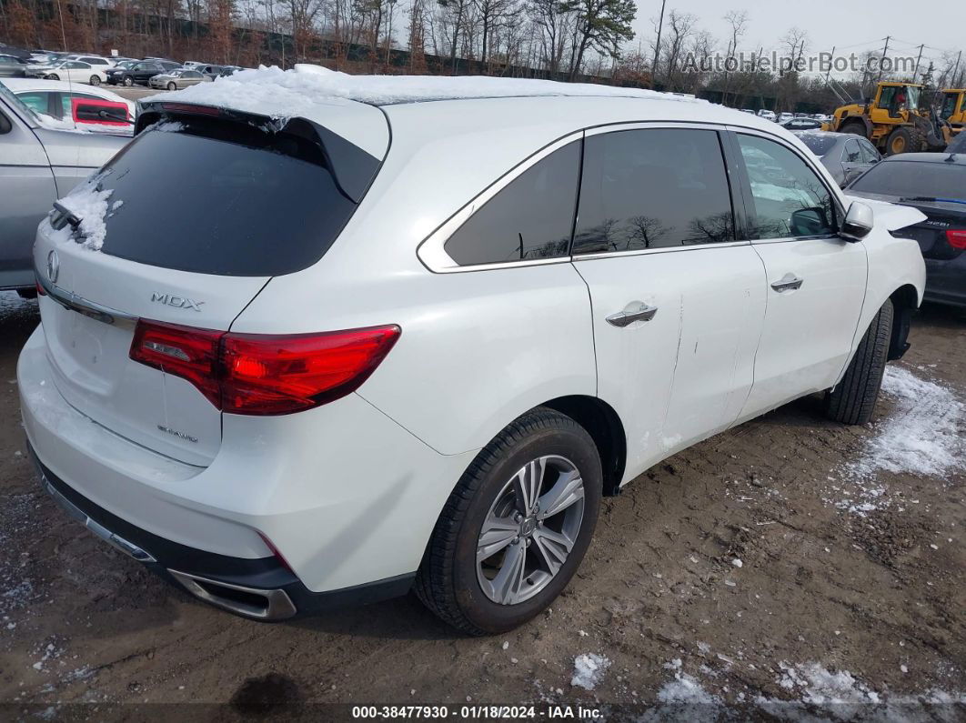 2020 Acura Mdx Standard White vin: 5J8YD4H39LL057900