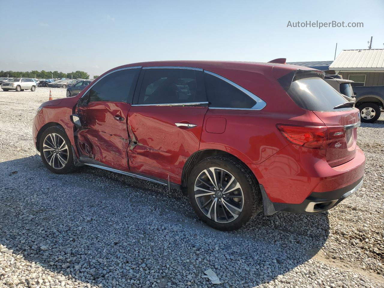 2020 Acura Mdx Technology Red vin: 5J8YD4H50LL009171