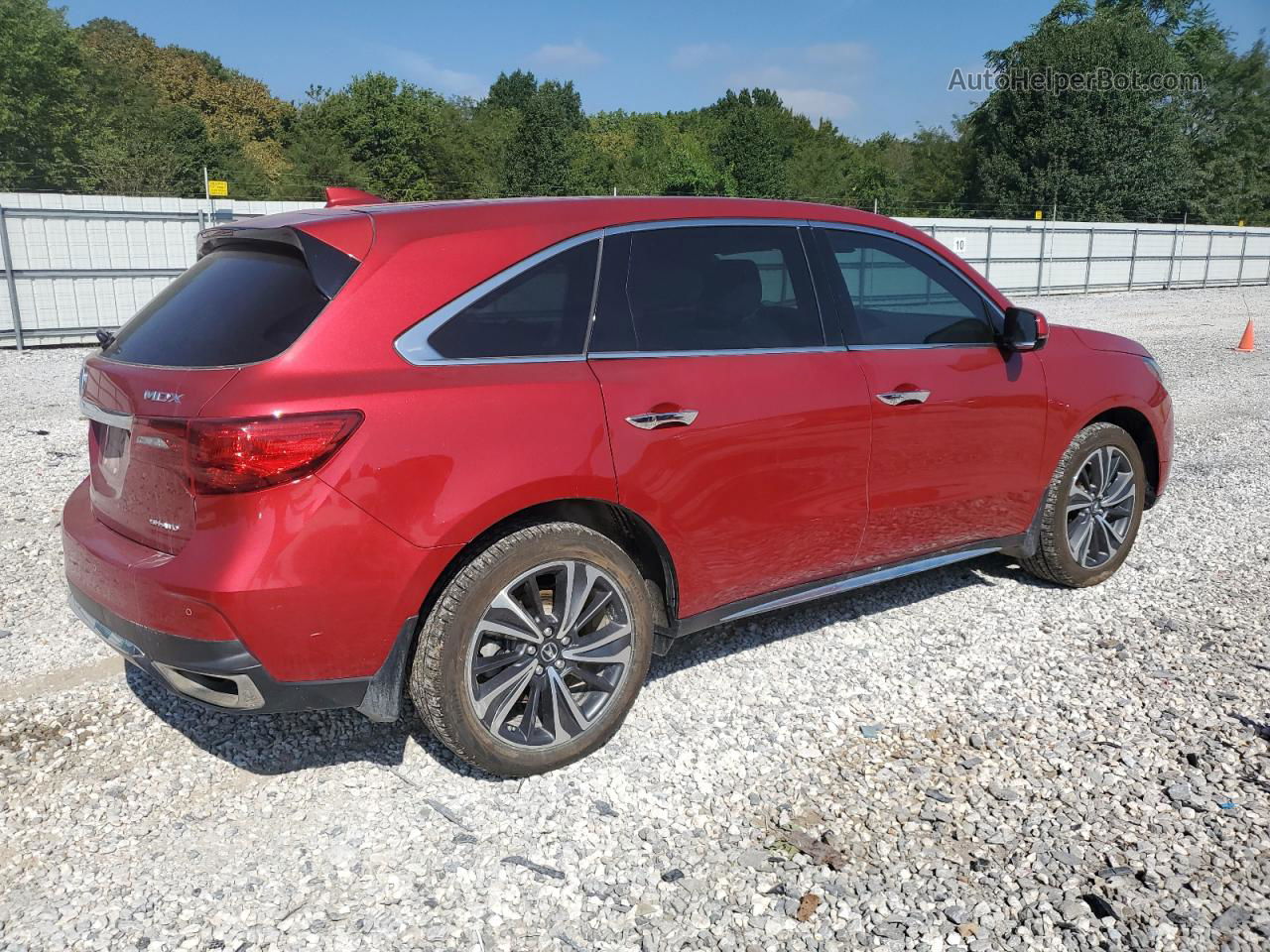 2020 Acura Mdx Technology Red vin: 5J8YD4H50LL009171