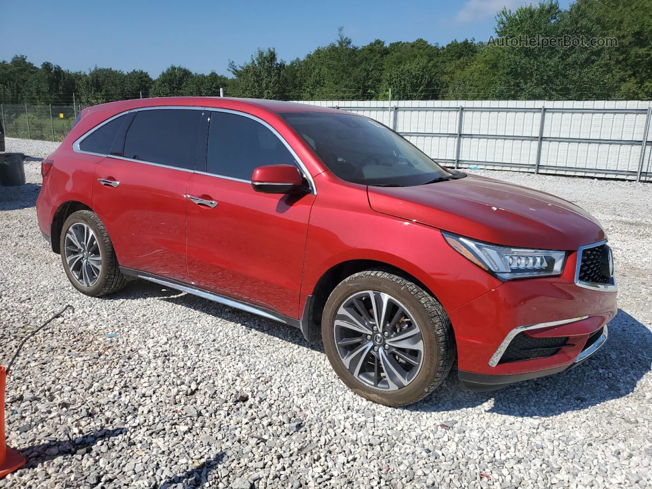 2020 Acura Mdx Technology Красный vin: 5J8YD4H50LL009171