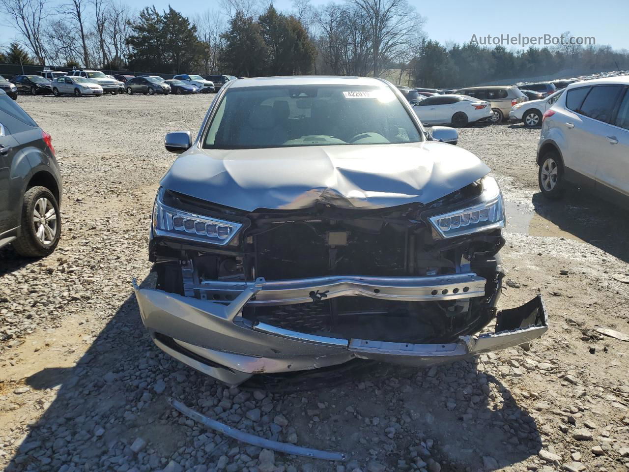 2020 Acura Mdx Technology Silver vin: 5J8YD4H51LL028814