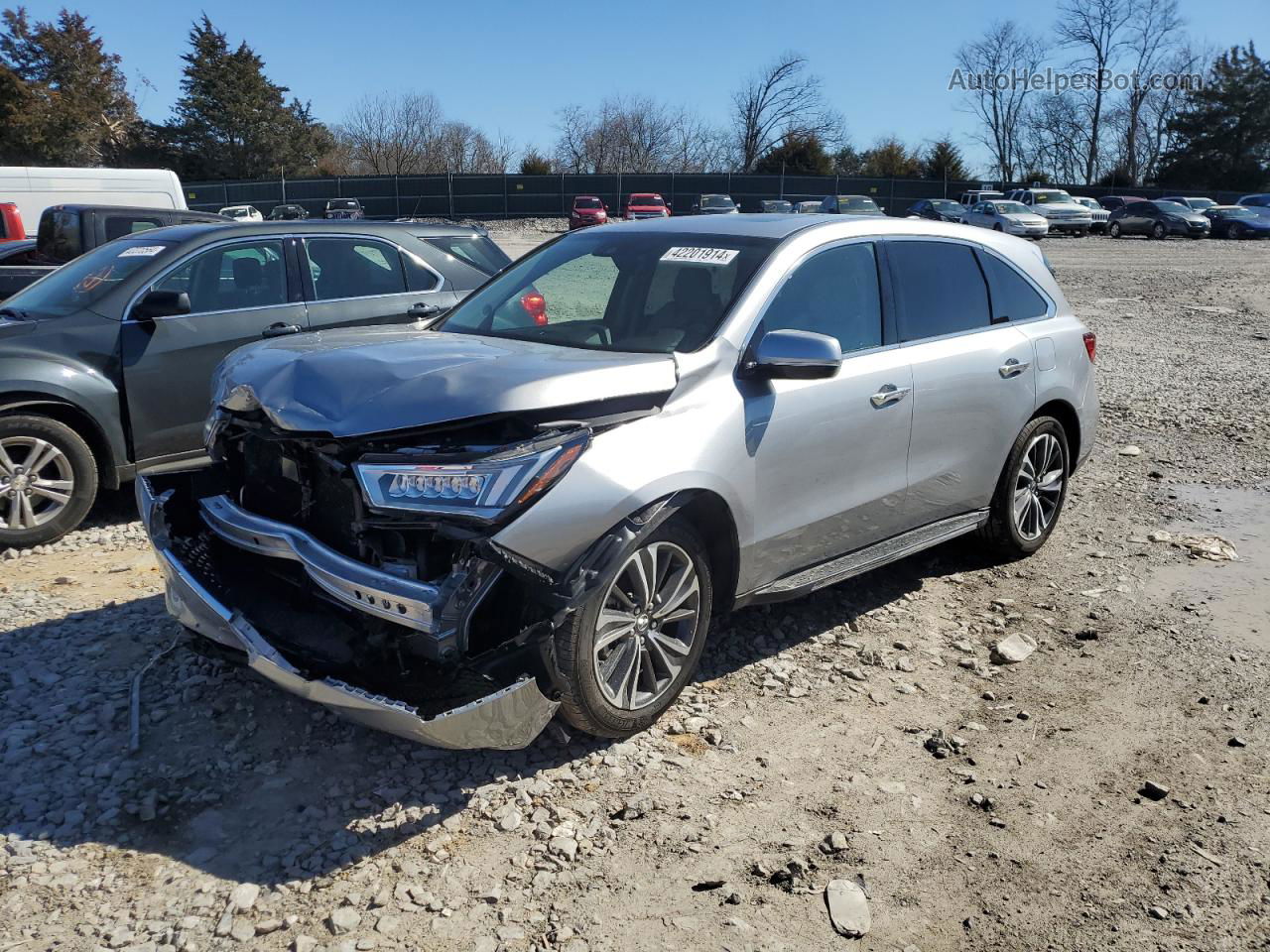 2020 Acura Mdx Technology Silver vin: 5J8YD4H51LL028814