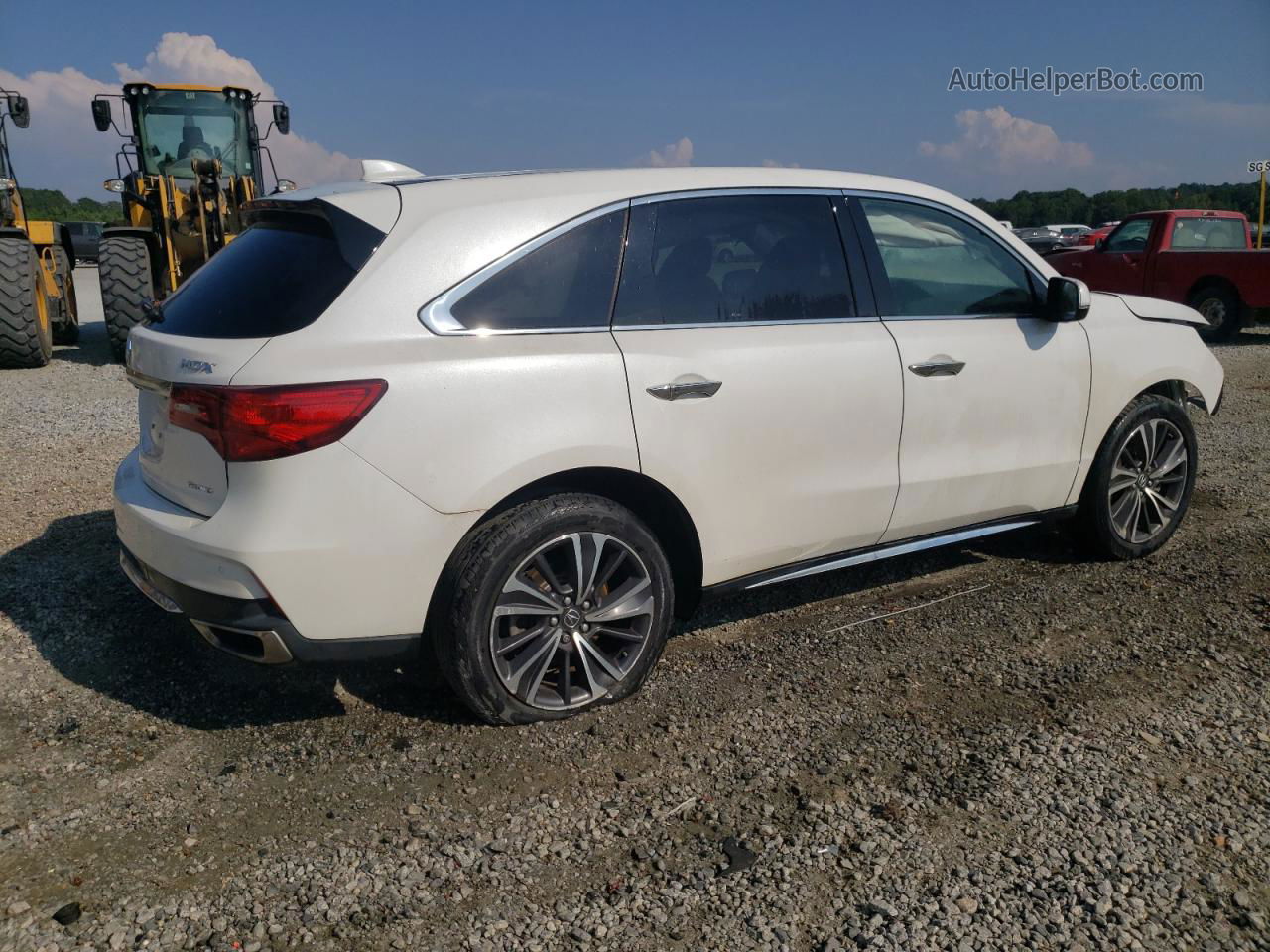 2020 Acura Mdx Technology White vin: 5J8YD4H52LL007647