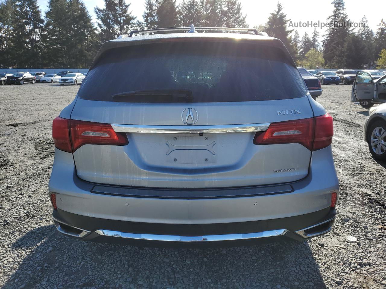 2020 Acura Mdx Technology Silver vin: 5J8YD4H52LL010399