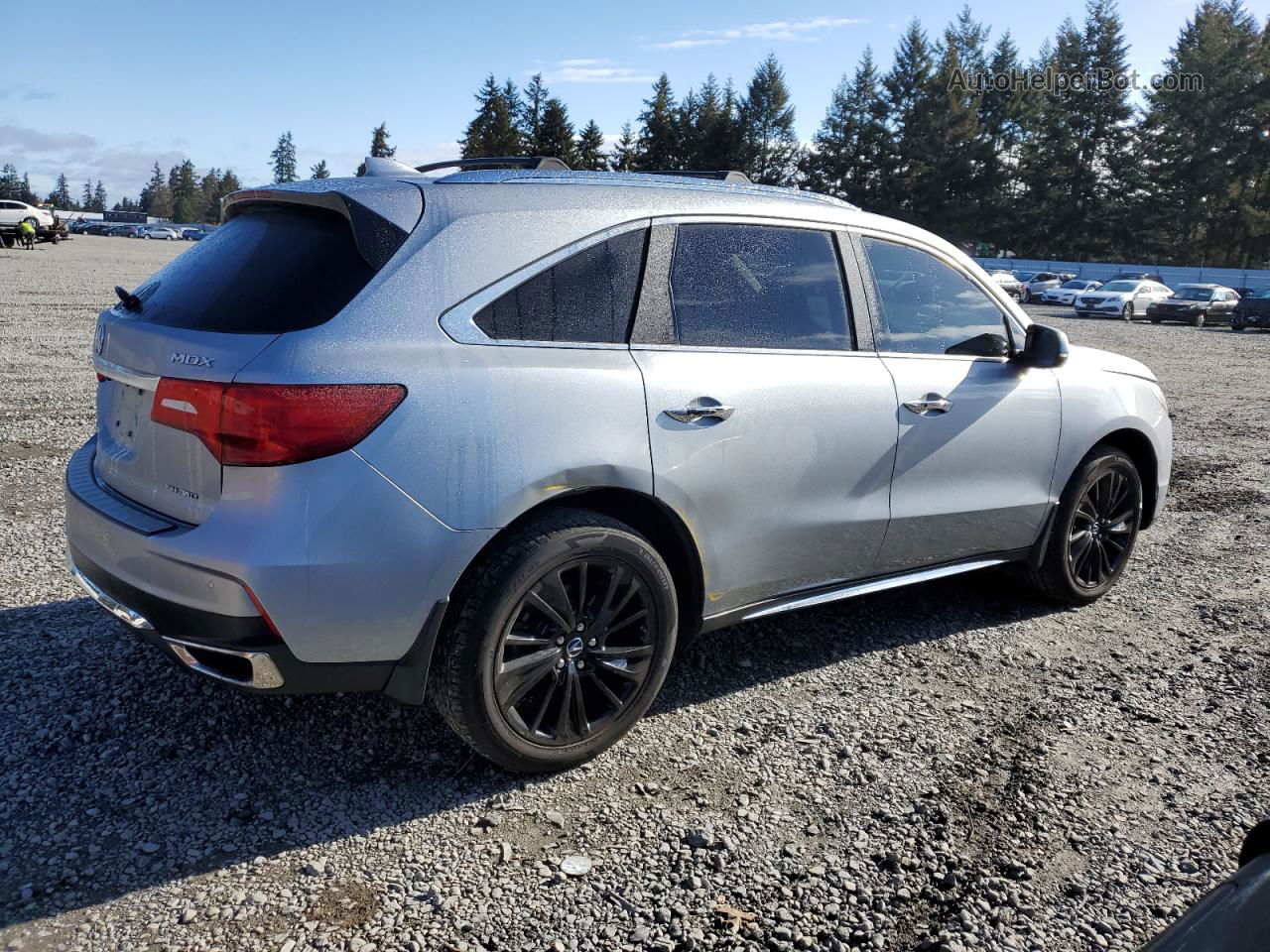 2020 Acura Mdx Technology Silver vin: 5J8YD4H52LL010399