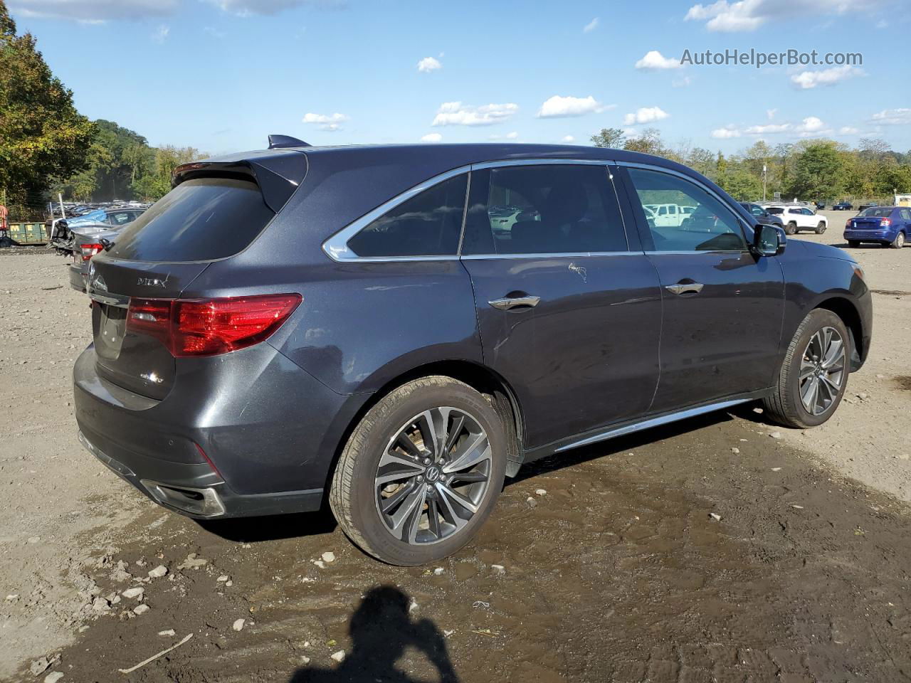 2020 Acura Mdx Technology Серый vin: 5J8YD4H53LL052094