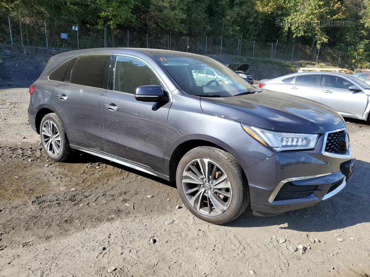 2020 Acura Mdx Technology Gray vin: 5J8YD4H53LL052094