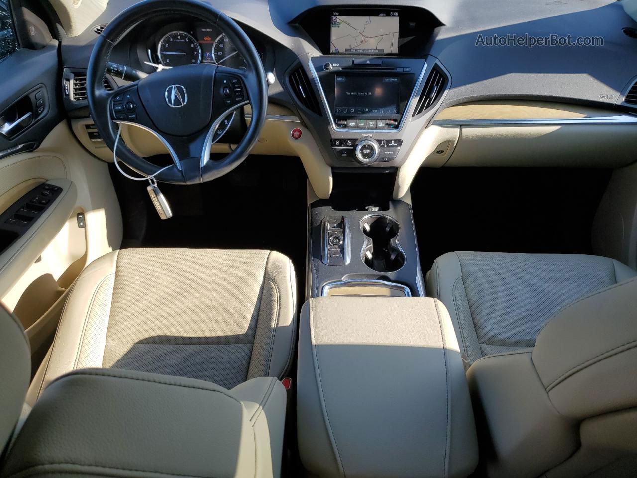 2020 Acura Mdx Technology Черный vin: 5J8YD4H55LL029805