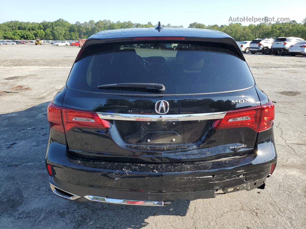 2020 Acura Mdx Technology Черный vin: 5J8YD4H55LL029805