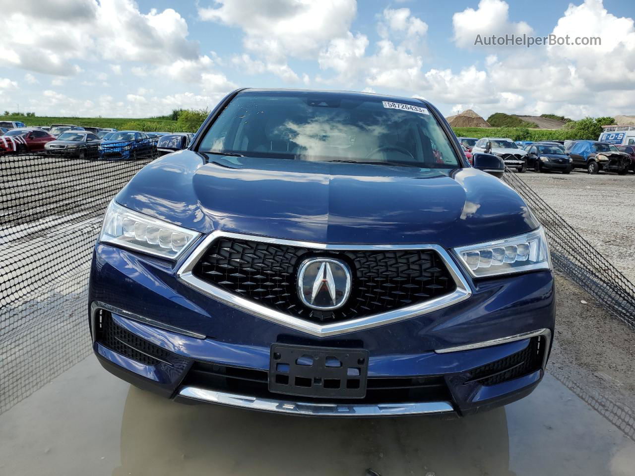 2020 Acura Mdx Technology Синий vin: 5J8YD4H55LL032431