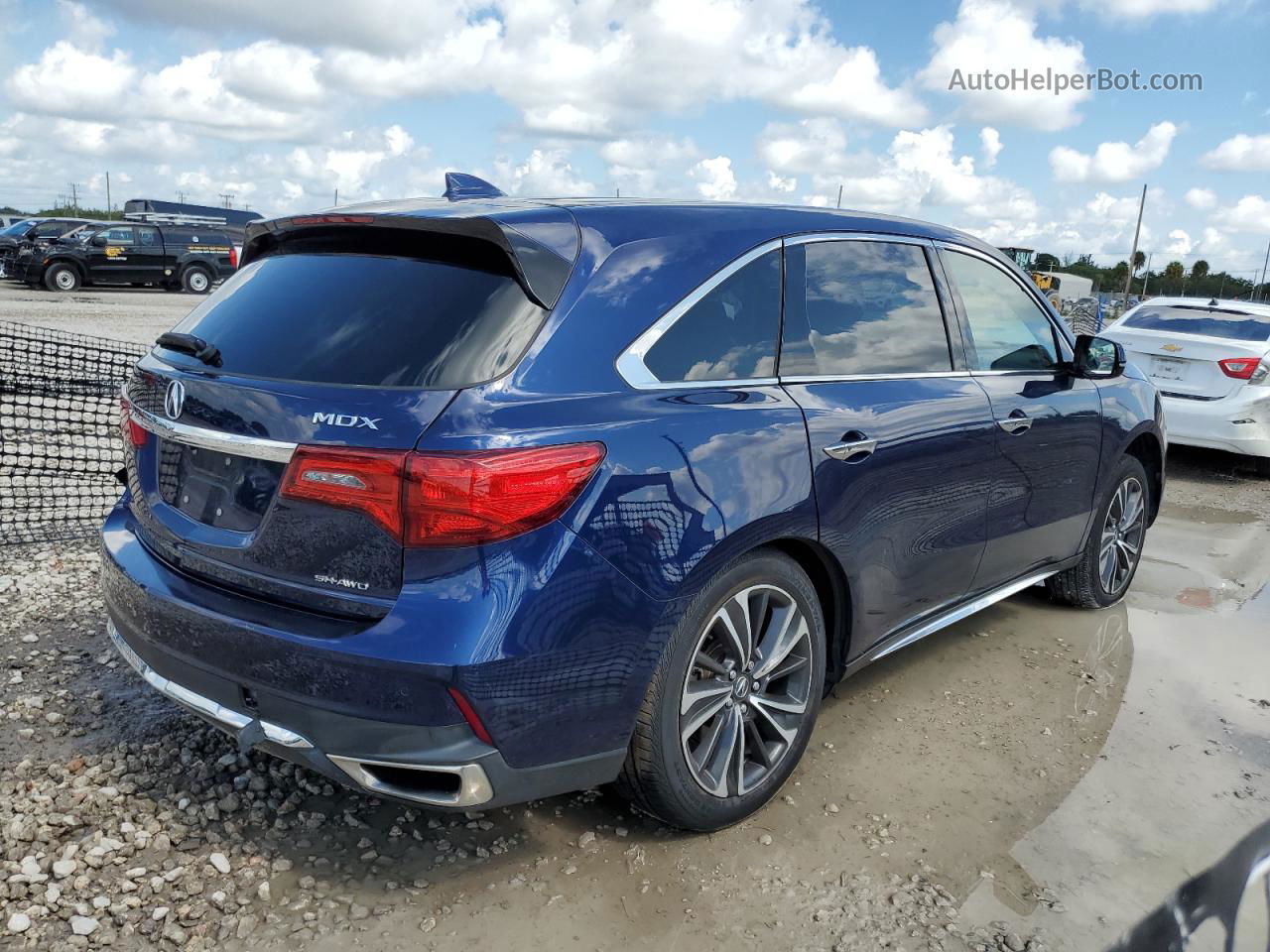 2020 Acura Mdx Technology Синий vin: 5J8YD4H55LL032431