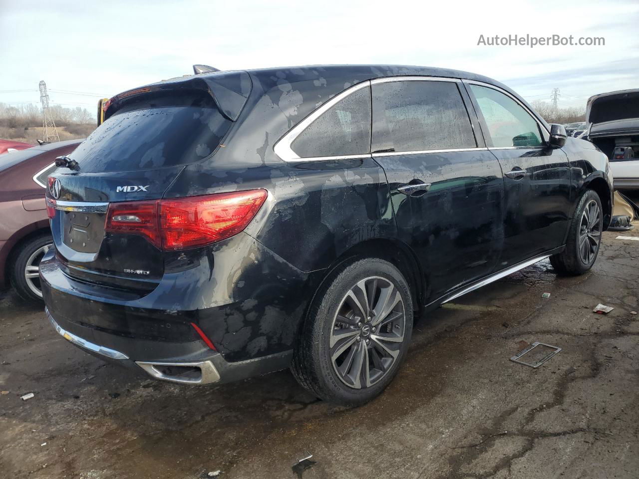 2020 Acura Mdx Technology Black vin: 5J8YD4H56LL001303