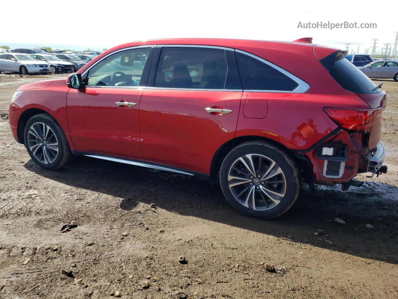 2020 Acura Mdx Technology Red vin: 5J8YD4H56LL029764