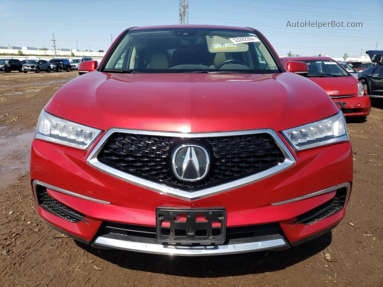 2020 Acura Mdx Technology Red vin: 5J8YD4H56LL029764