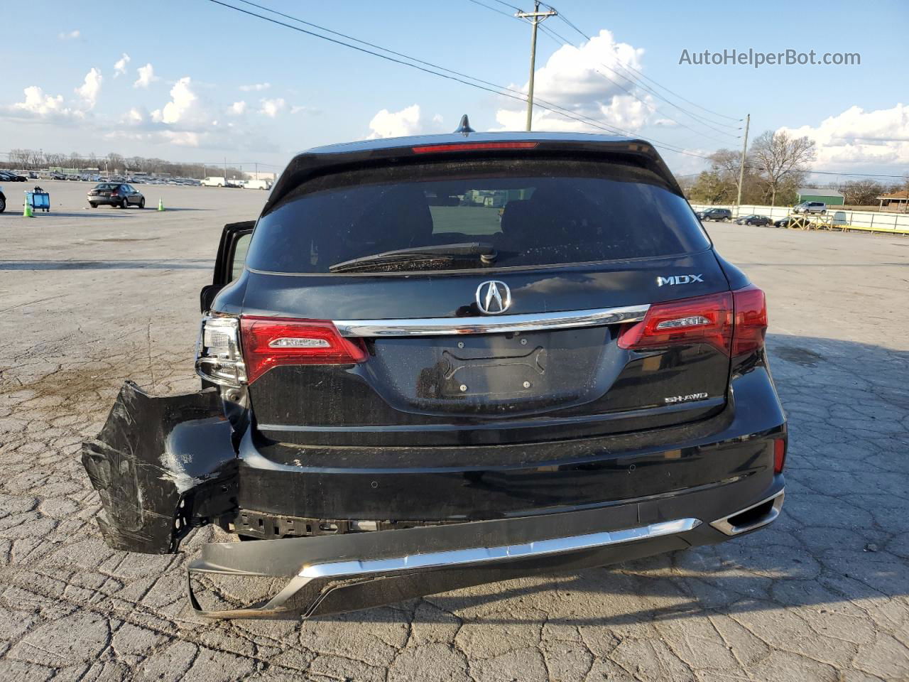 2020 Acura Mdx Technology Black vin: 5J8YD4H56LL037217