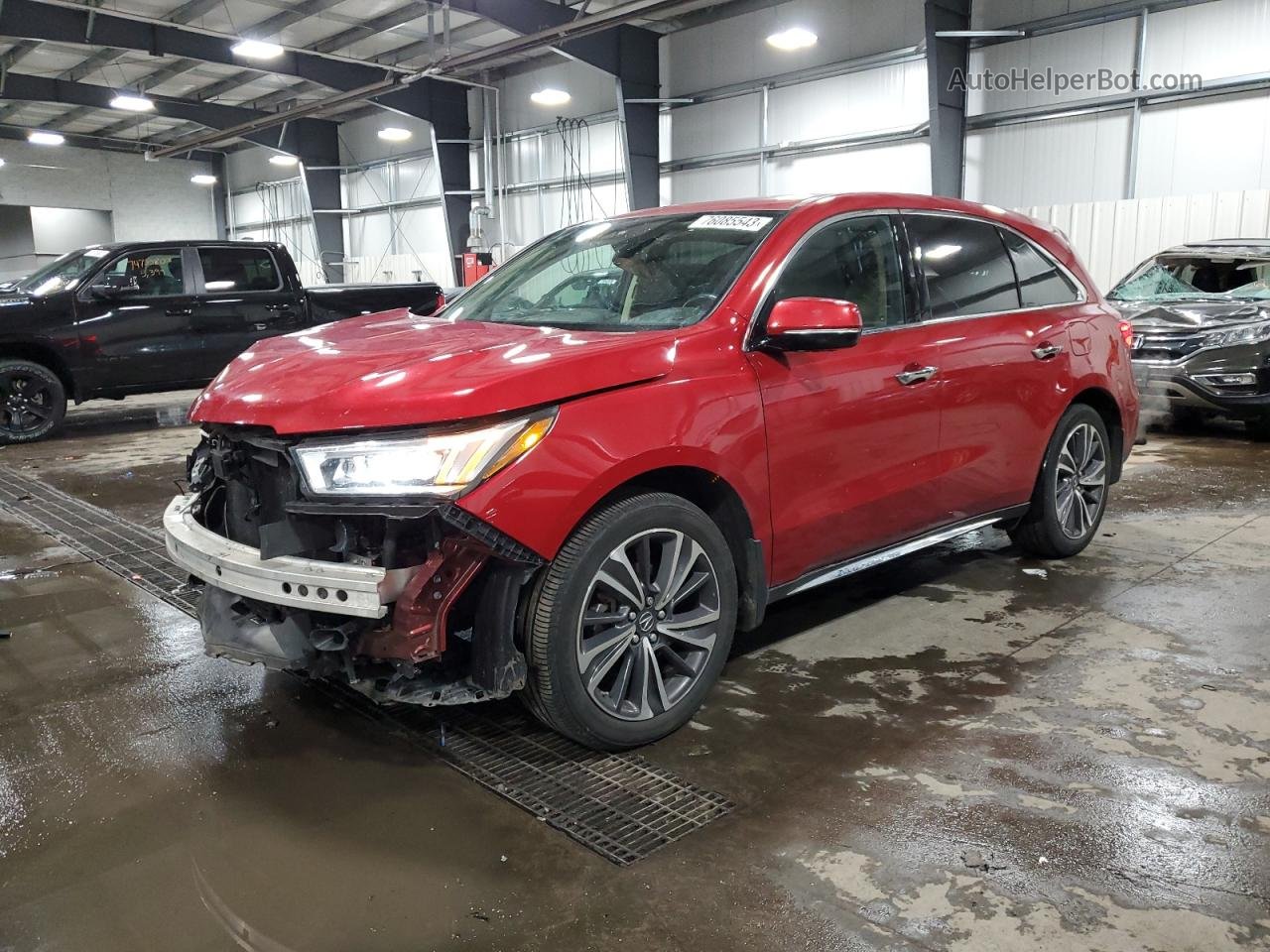 2020 Acura Mdx Technology Red vin: 5J8YD4H57LL022001