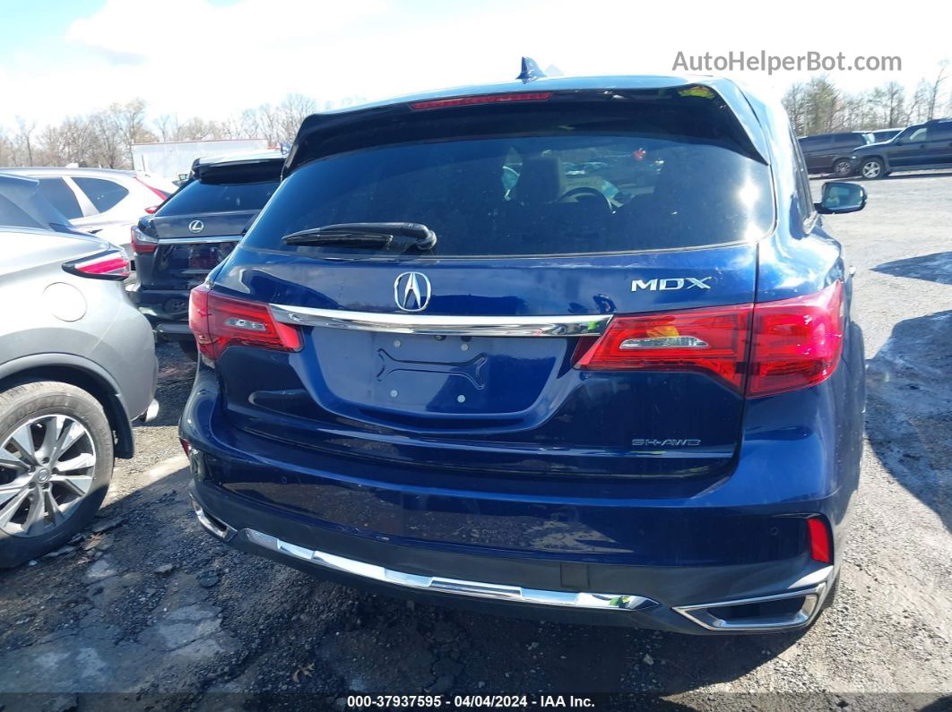 2020 Acura Mdx Technology Package Blue vin: 5J8YD4H57LL027621