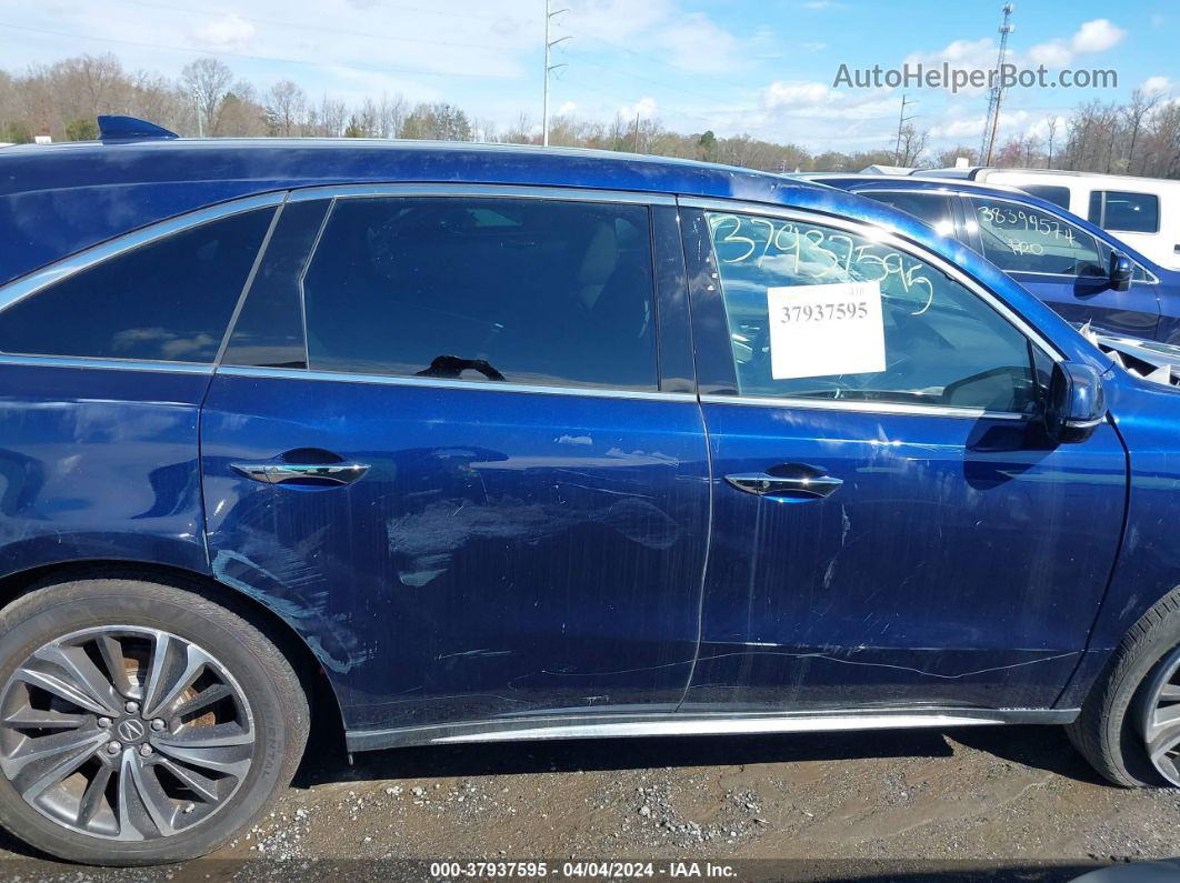 2020 Acura Mdx Technology Package Blue vin: 5J8YD4H57LL027621