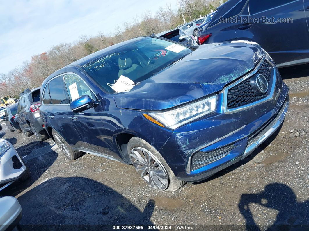 2020 Acura Mdx Technology Package Blue vin: 5J8YD4H57LL027621