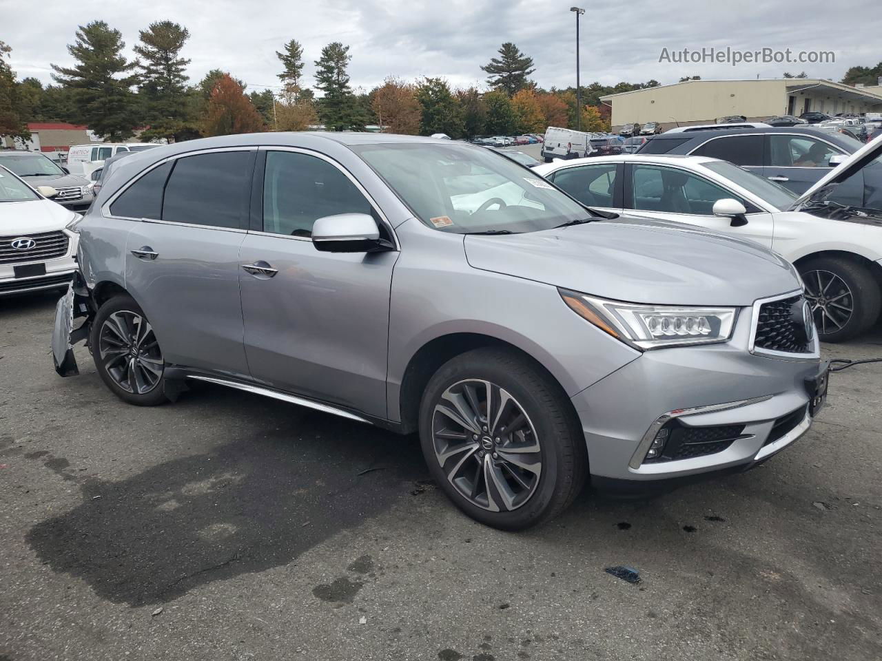 2020 Acura Mdx Technology Gray vin: 5J8YD4H57LL034472