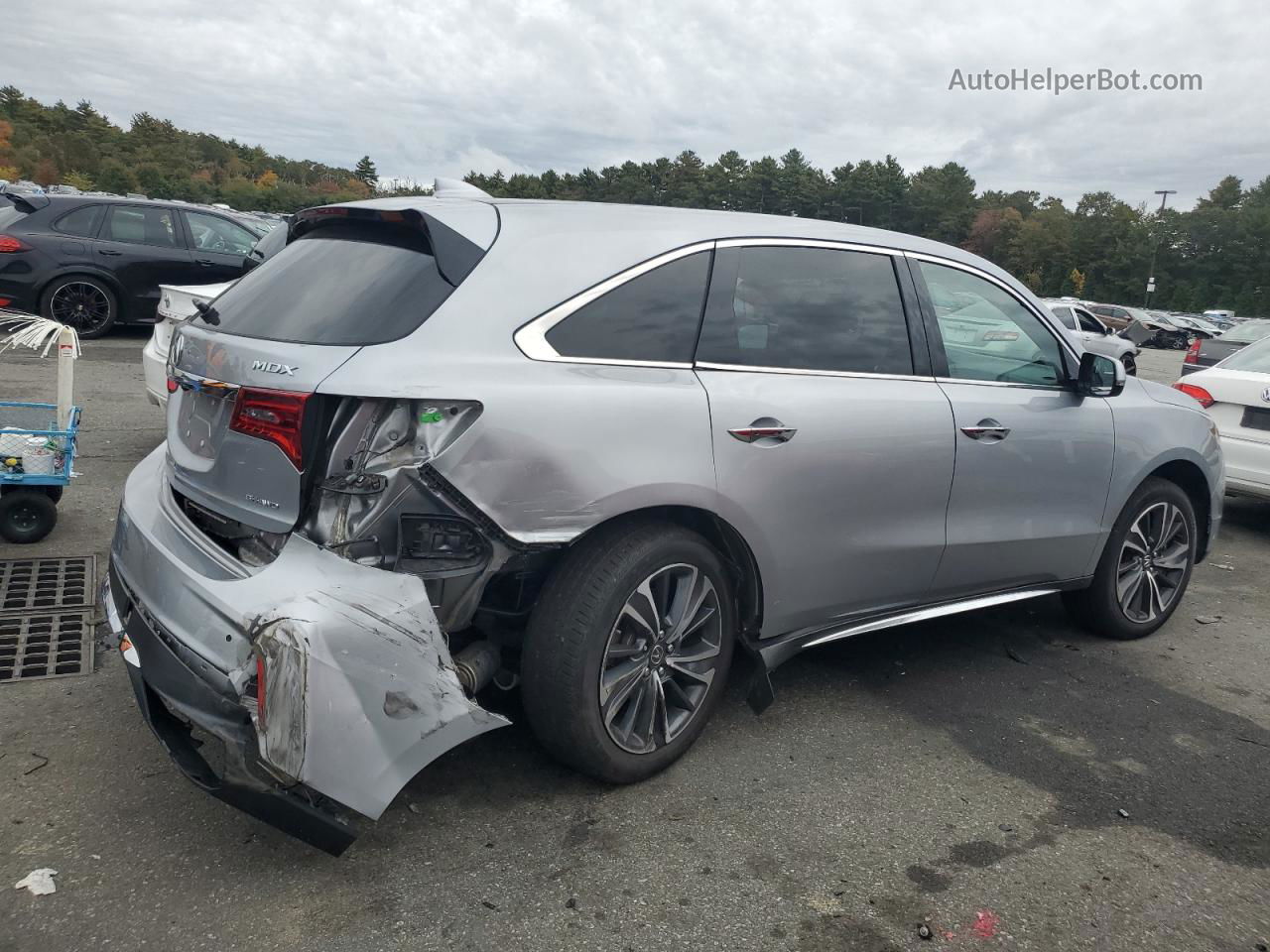 2020 Acura Mdx Technology Gray vin: 5J8YD4H57LL034472