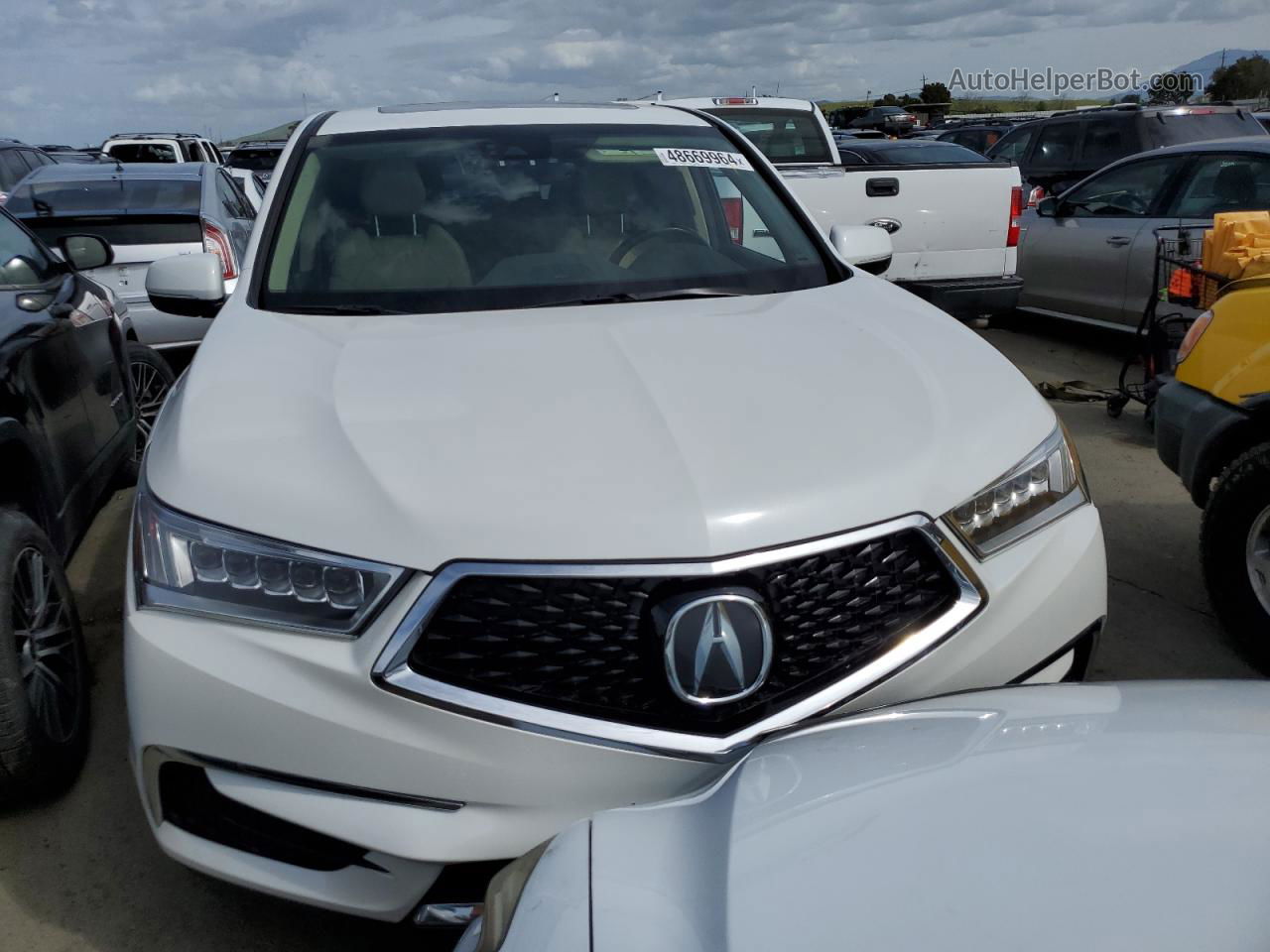 2020 Acura Mdx Technology White vin: 5J8YD4H58LL009936