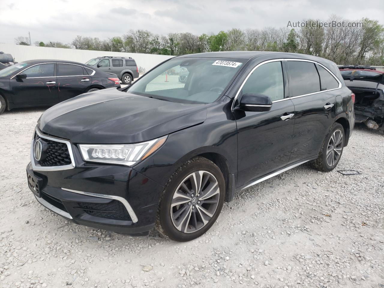 2020 Acura Mdx Technology Black vin: 5J8YD4H58LL027059