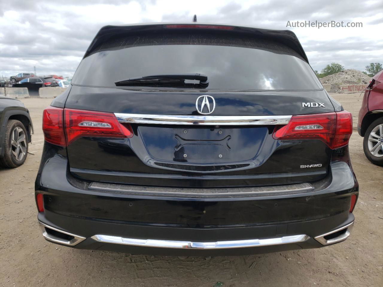 2020 Acura Mdx Technology Black vin: 5J8YD4H59LL001330