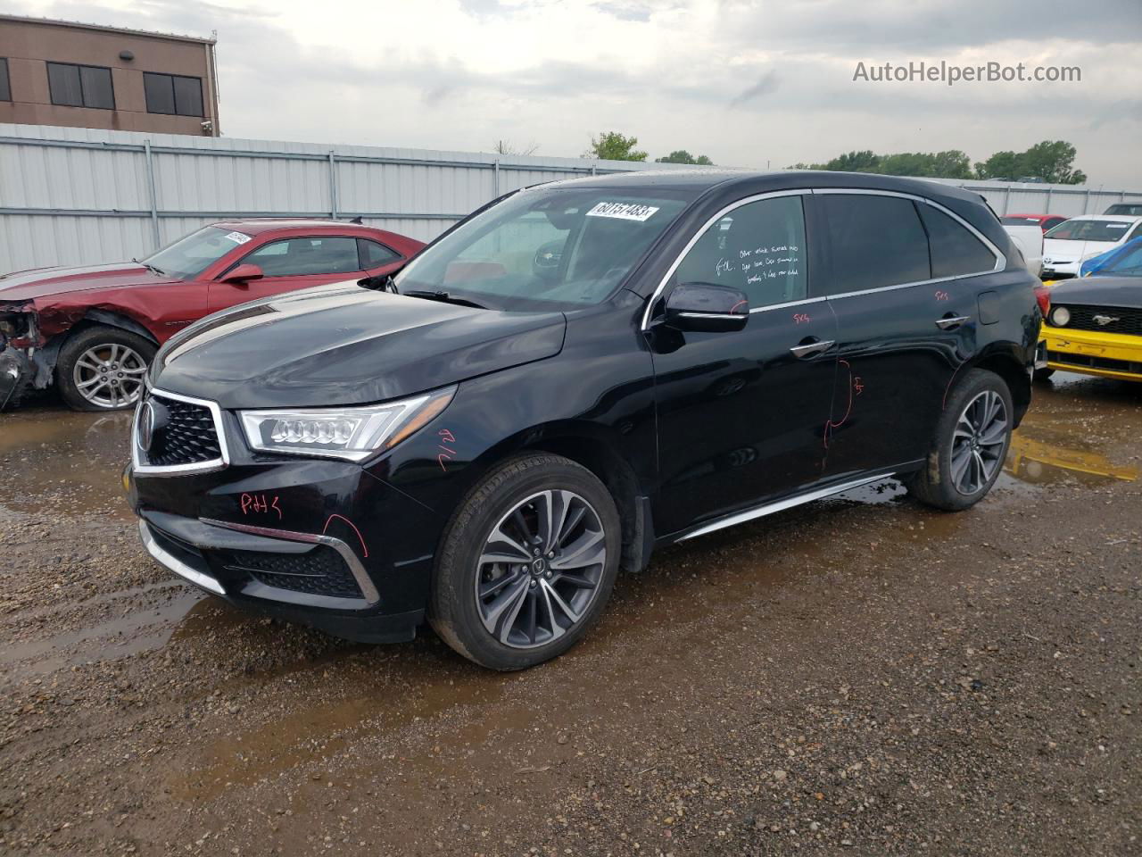 2020 Acura Mdx Technology Black vin: 5J8YD4H59LL027054