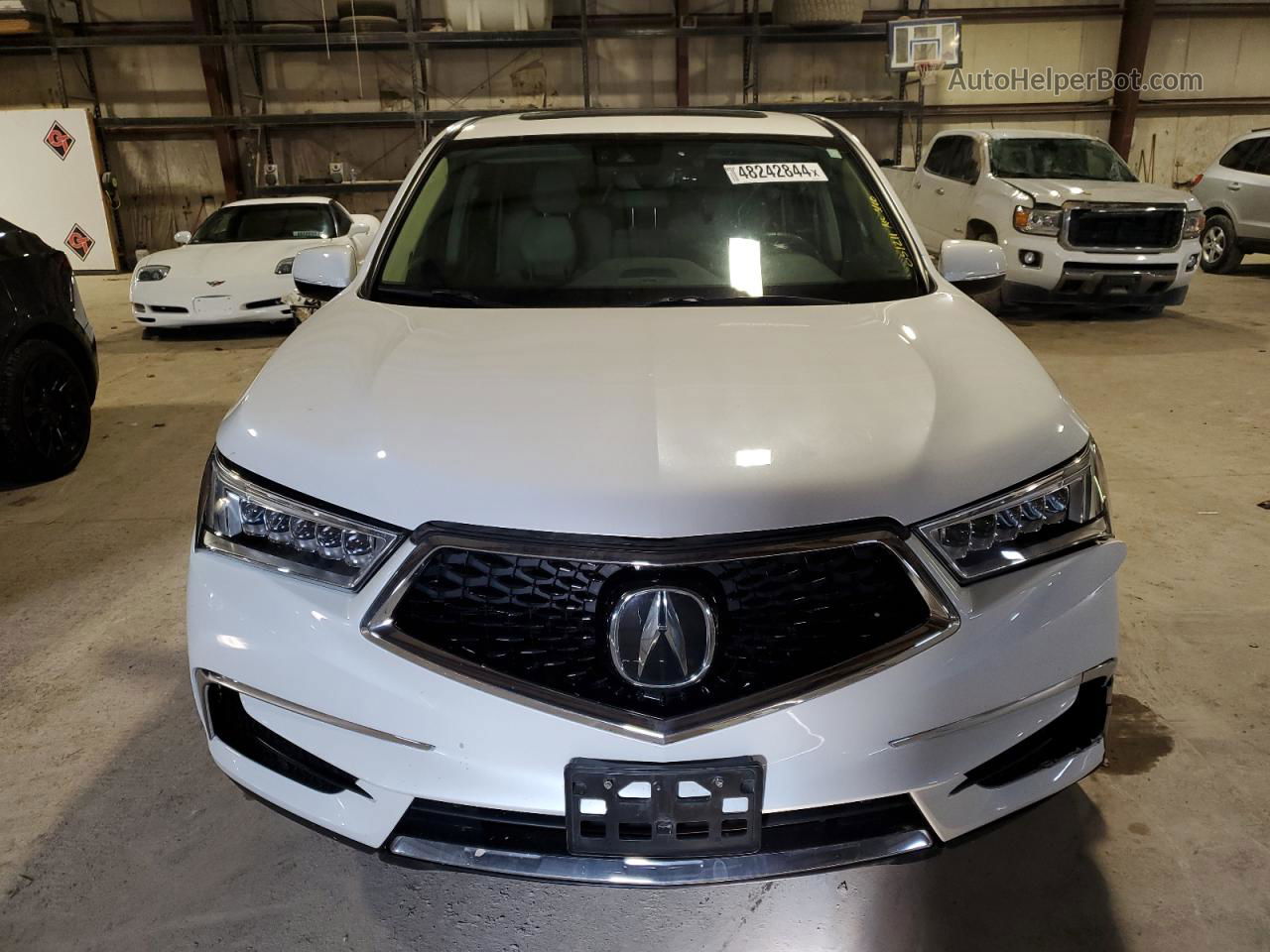 2020 Acura Mdx Technology White vin: 5J8YD4H59LL051211