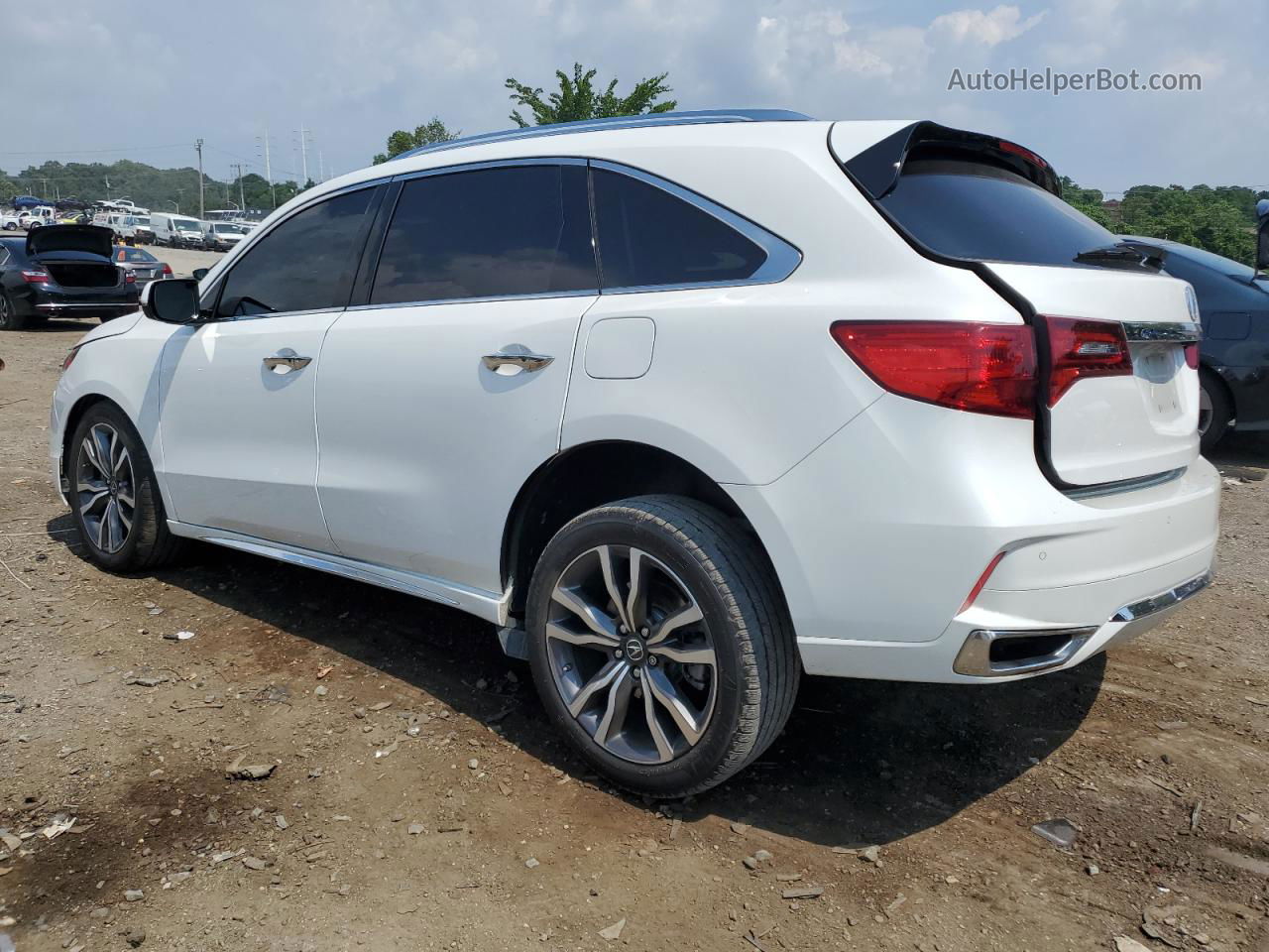 2020 Acura Mdx Advance Белый vin: 5J8YD4H81LL015393