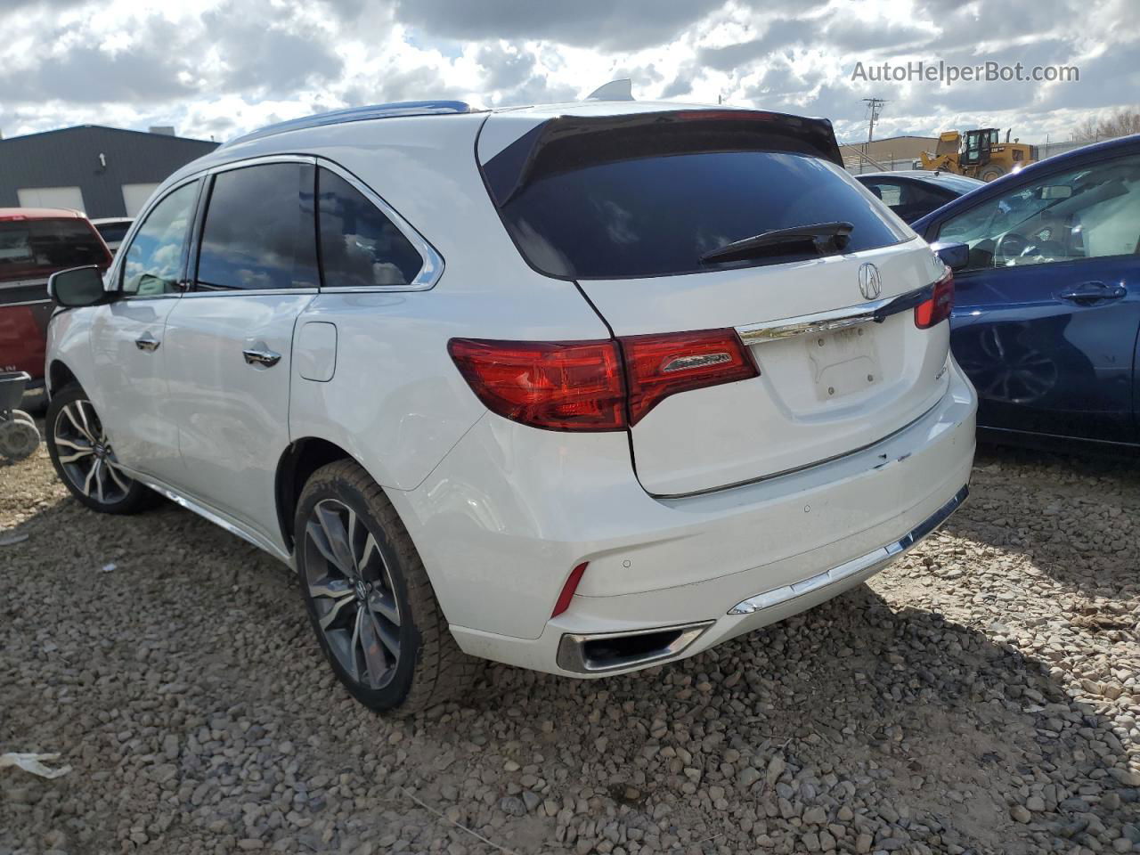 2020 Acura Mdx Advance White vin: 5J8YD4H8XLL001119