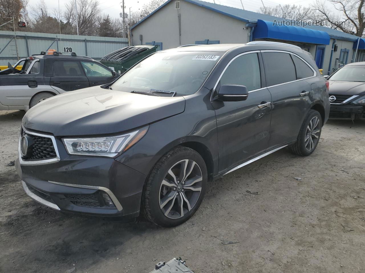 2020 Acura Mdx Advance Charcoal vin: 5J8YD4H8XLL011195