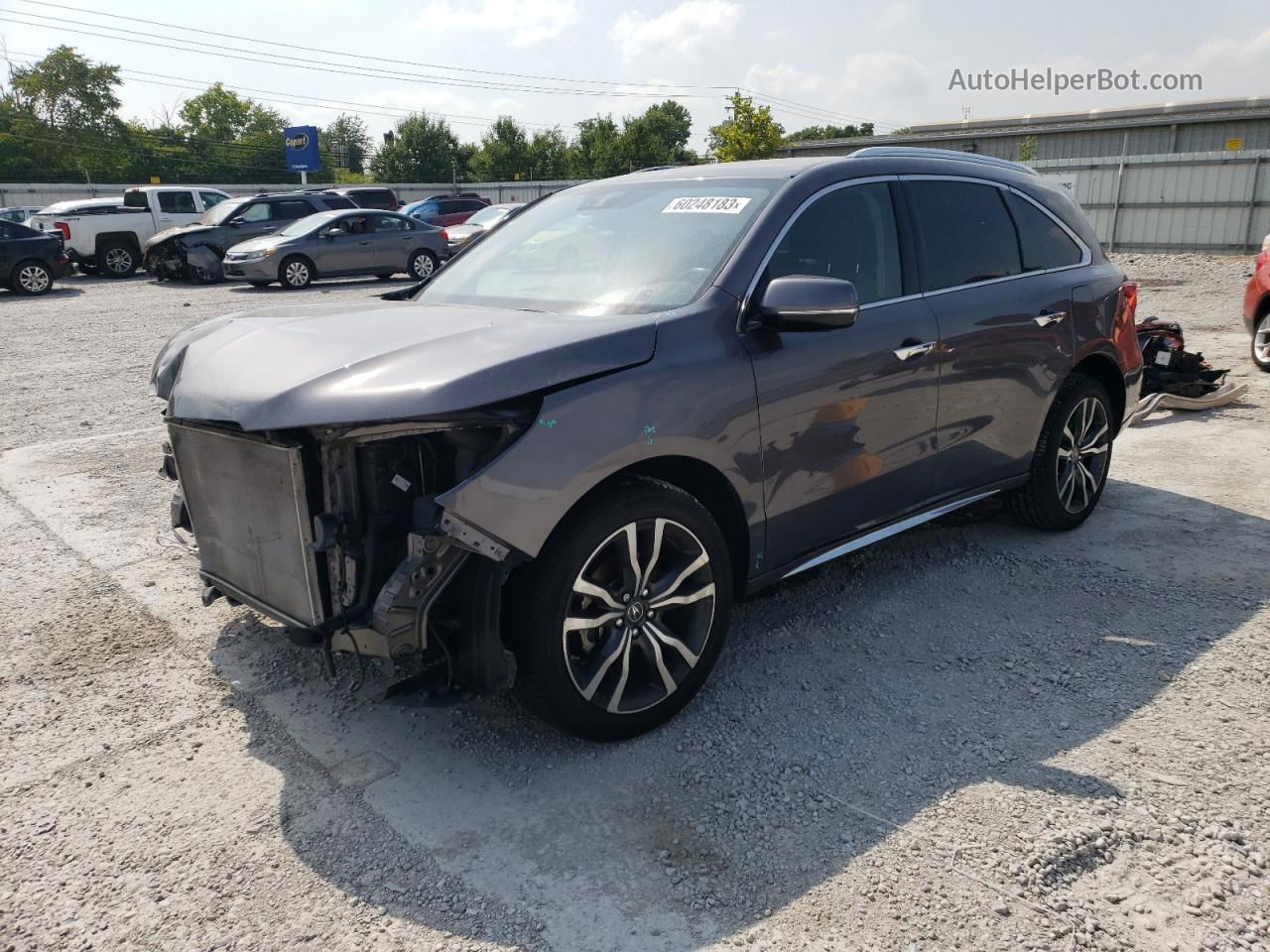 2020 Acura Mdx Advance Gray vin: 5J8YD4H8XLL051308