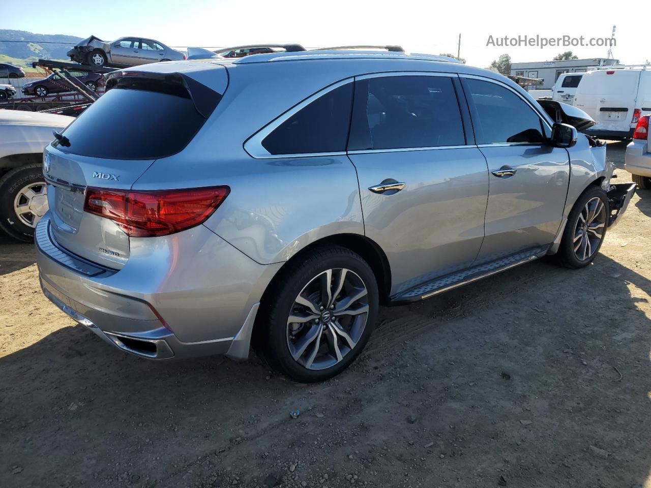 2020 Acura Mdx Advance Silver vin: 5J8YD4H90LL013871