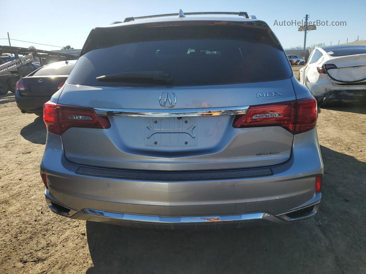 2020 Acura Mdx Advance Silver vin: 5J8YD4H90LL013871