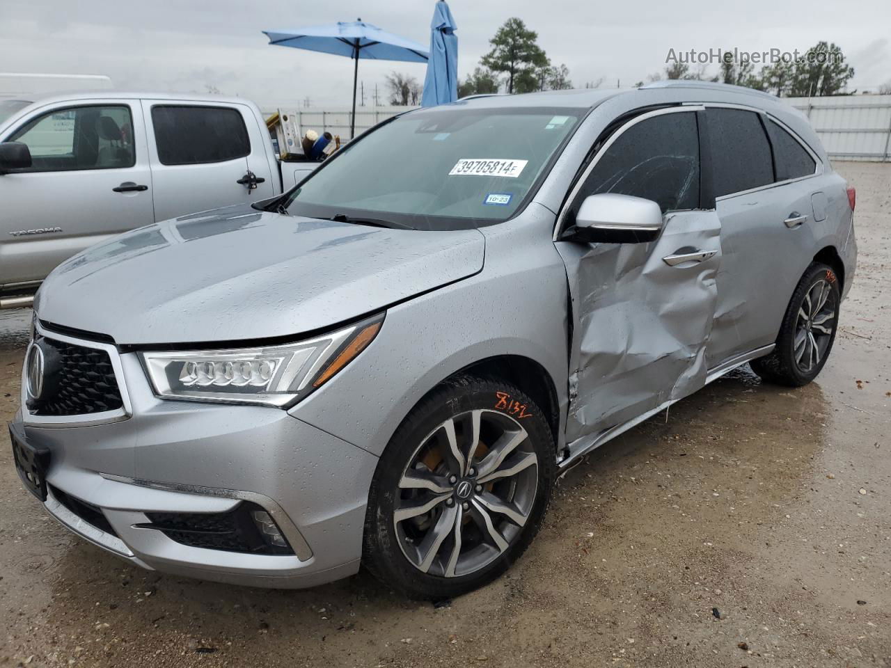 2020 Acura Mdx Advance Silver vin: 5J8YD4H91LL013751