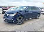 2020 Acura Mdx Sport Hybrid Technology Package Blue vin: 5J8YD7H59LL001457