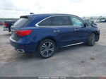 2020 Acura Mdx Sport Hybrid Technology Package Blue vin: 5J8YD7H59LL001457