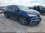 2020 Acura Mdx Sport Hybrid Technology Package Blue vin: 5J8YD7H59LL001457