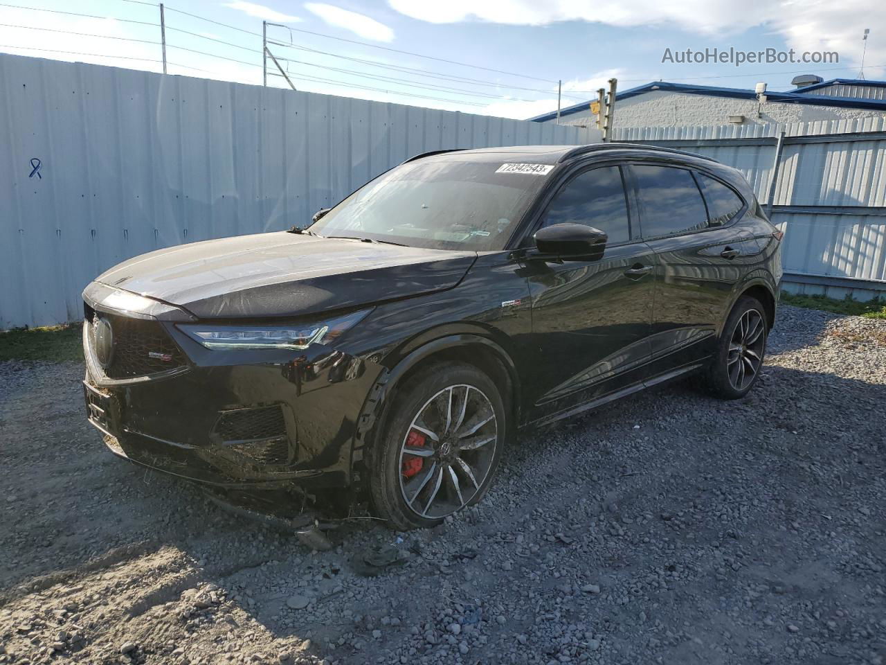 2023 Acura Mdx Type S Advance Черный vin: 5J8YD8H83PL000424