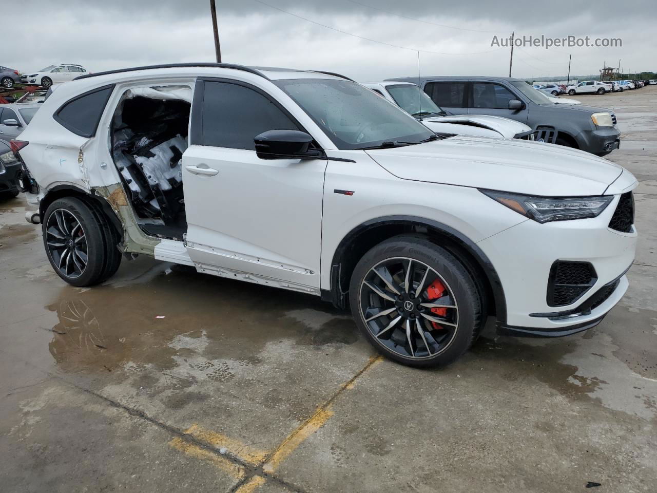 2023 Acura Mdx Type S Advance White vin: 5J8YD8H83PL000827